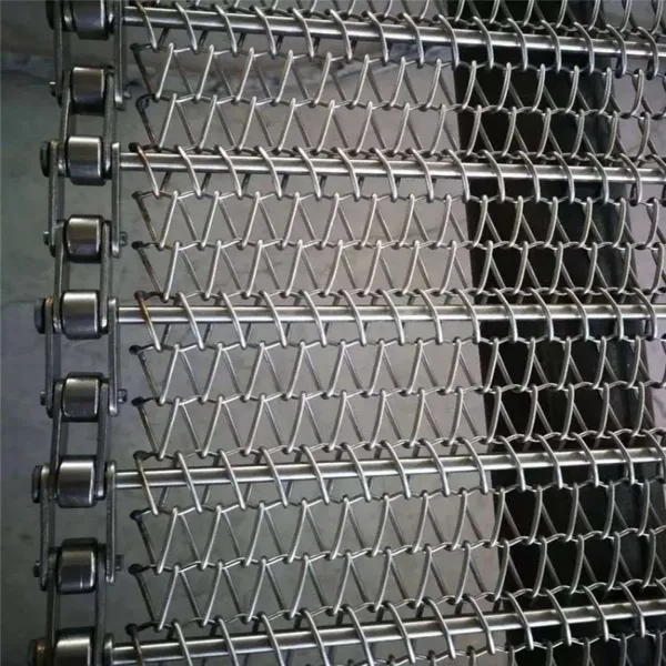 Longen Welded Edge Knitted Wire Mesh Conveyor Belt Stainless Steel Heat Resistant Corrosion Resistant CE Certified Customizable photo-5