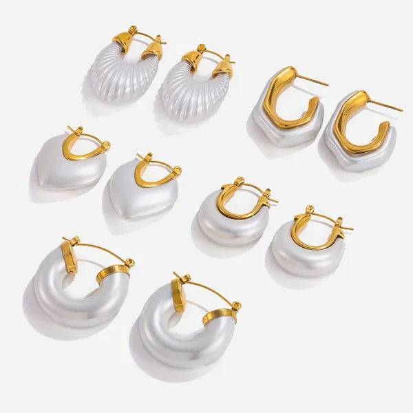 Hypoallergenic Stainless Steel Fashion Earrings for Sensitive Skin photo-5