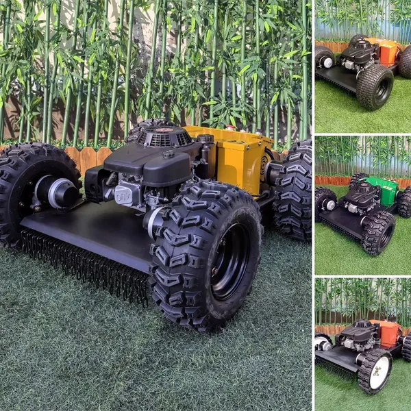 Vigorun Lawn Mower Cordless Loncin 224CC Gasoline Engine Battery Mower for Dairy & Poultry Farms photo-3