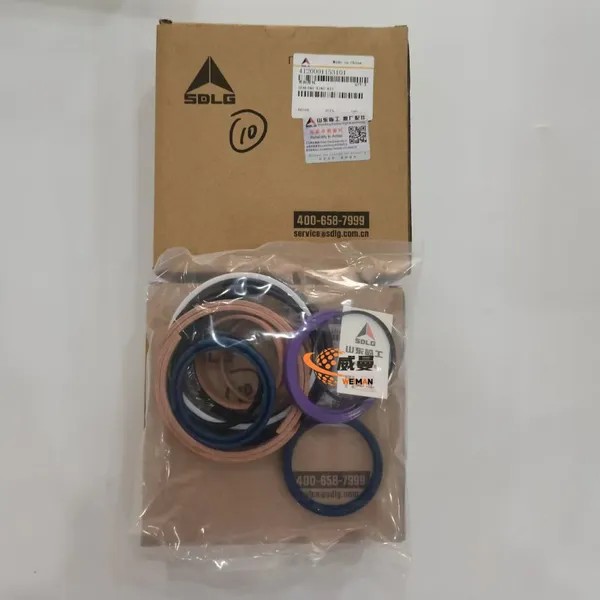 SDLG Original 4120001153101 Repair Kit Sealed Bag 0.2kg for Boom Lift Hydraulic Cylinder SDLG 918 in Stock photo-3