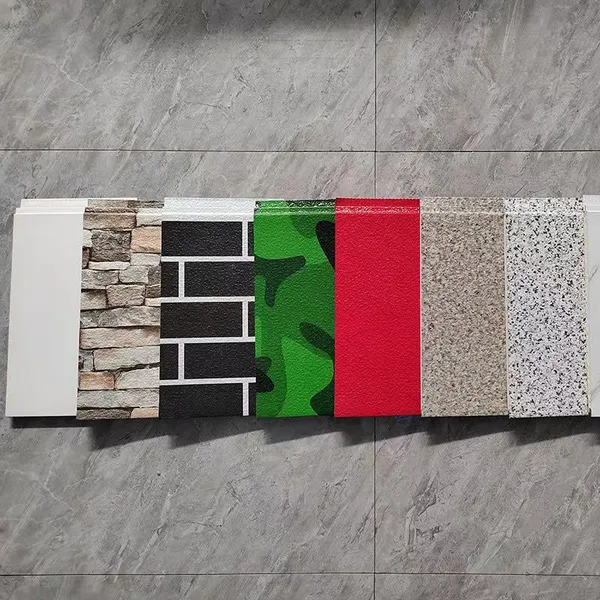 Construction Materials Insulated Wood Grain Wall Panels Polyurethane Pu Sandwich Panel Sandwich Wall Panels photo-4