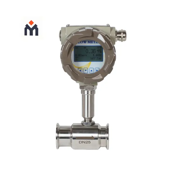 Pulse / 4-20mA Liquid Diesel Fuel Oil Turbine Flow Meter Flowmeter photo-4