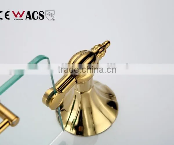 Titanium Bathroom Glass Shelves Bathroom Fittings Bathroom Accessaries Bath Glass Shelf photo-5