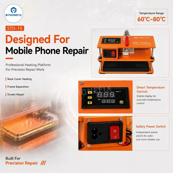 MobiTool STD-15 Ultra Heating Press Curing Machine With Adjustable Pressure photo-3