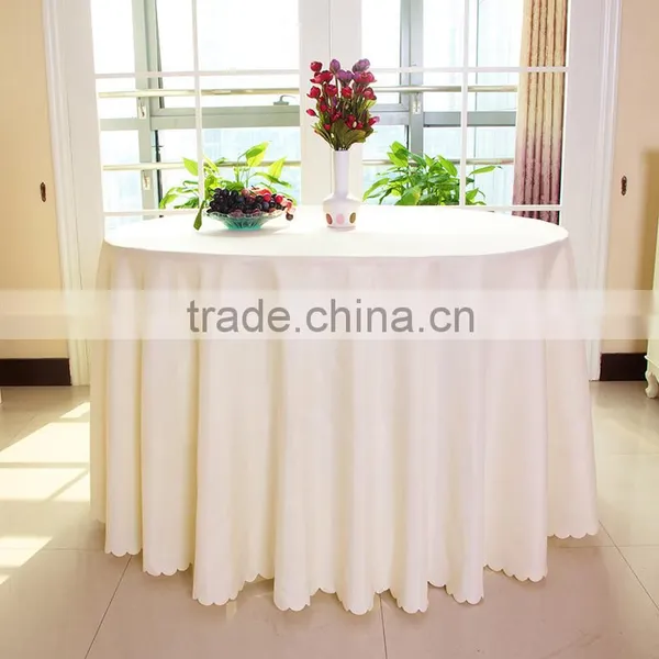 Polyester Round Wedding Table Cloth photo-4