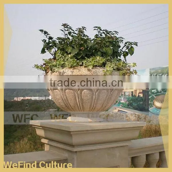 Big Outdoor Garden Stone Flower Pots
