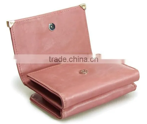 Vintage Genuine Leather Short Women Wallet photo-3