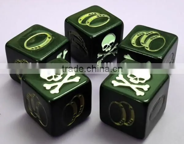 High Quality Plastic Custom Made Dice photo-2