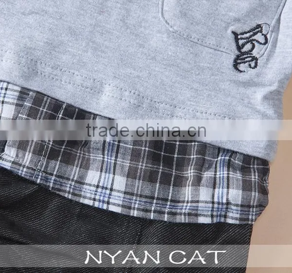 2016 New Arrival Baby Boy Kids Clothes Handsome Boy Jumpsuit Boy Lapel Rompers photo-4
