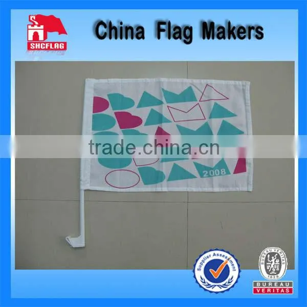 New Fashion Plastic Flag Car Sticker