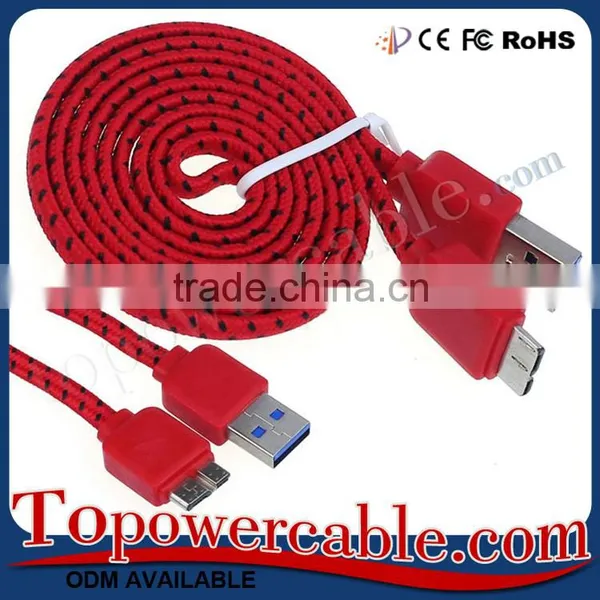 Guangzhou Factory Wholesale Braided Nylon Cell Phone El Usb Data Cable Cords photo-3