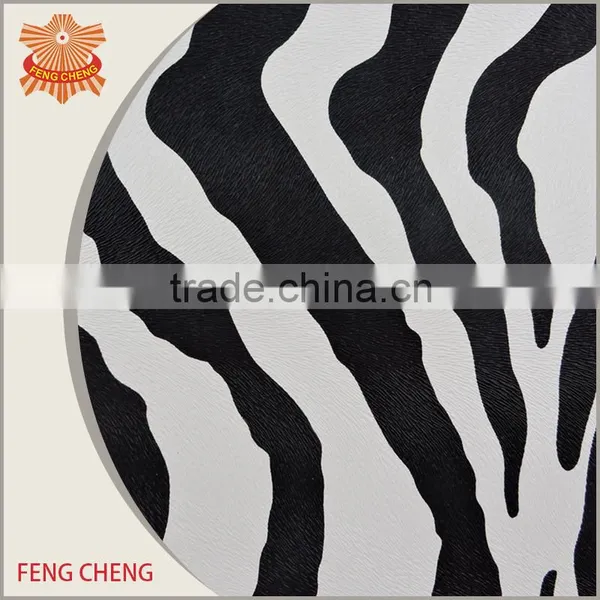 54" Width 0.7mm Thickness Animal Grain Synthetic Leather photo-6