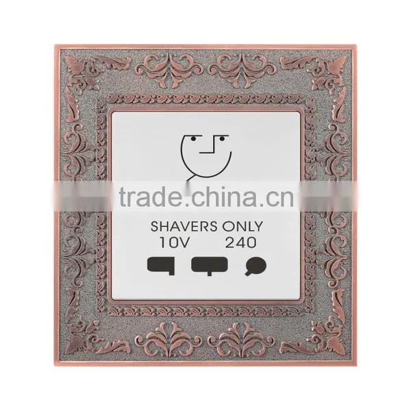 2015 New Design High Quality Wholesale Dedicated Hotel/home Zinc Material Shaver Socket photo-2