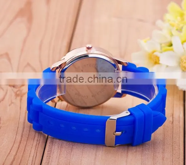 GENEVA 6 Diamond Watches Women 8 Color Silicone Strap Watch Fashion Quartz Wristwatches for Ladies Montre Femme photo-6