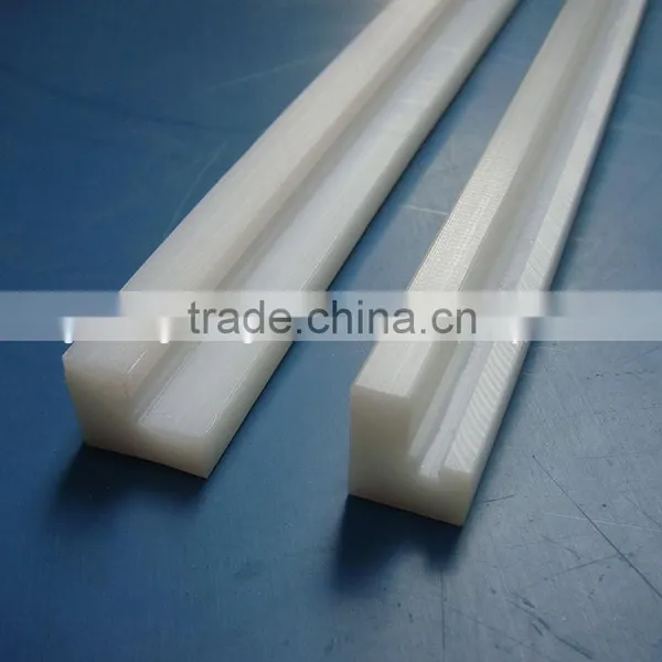 China Wholesale Cheap Cnc Machined Plastic Uhmwpe PE100 Linear Guide Rail photo-6