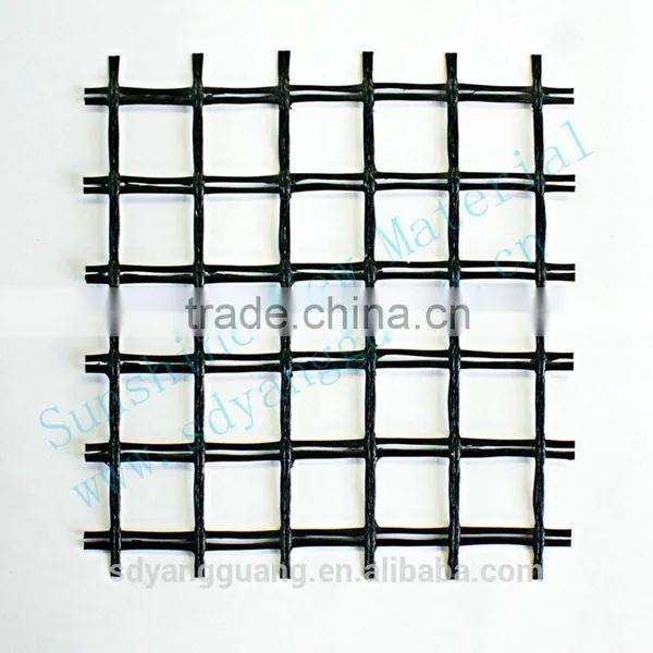 High Strength Fiberglass Geogrid for Road Construction 50KN/100KN