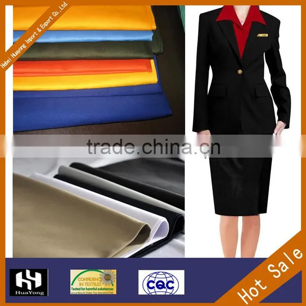 China Supplier Dyed 100% Cotton Black Twill Fabric photo-2