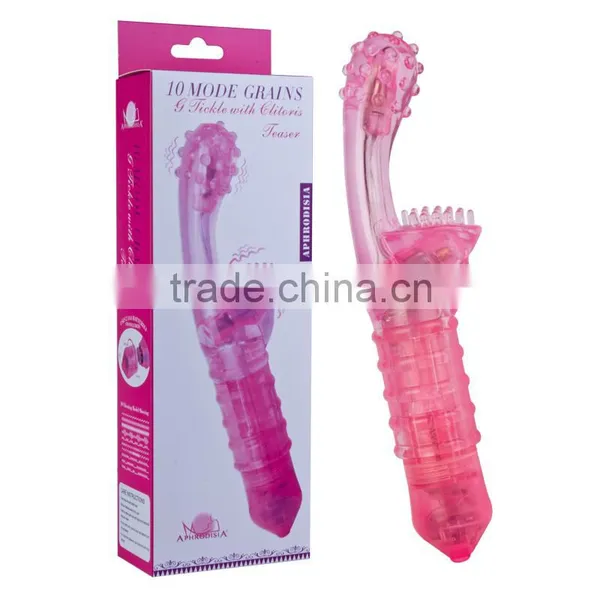 Promotional Soft Sex Vibe 10 Mode Grains Vibrator for Women photo-3