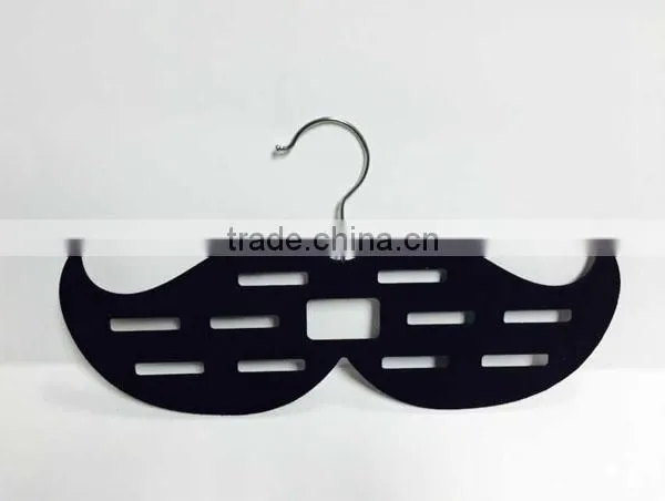 Wholesale Good Quality Velvet Flocked ABS Plastic Letter Hanger photo-2