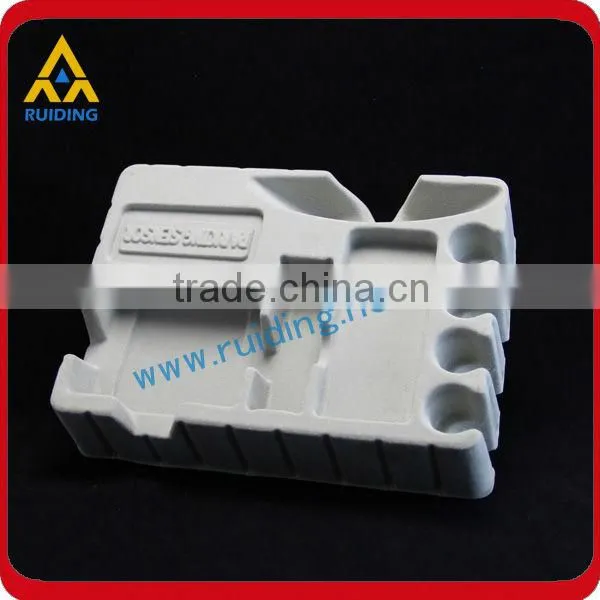 custom flocked plastic sample tray