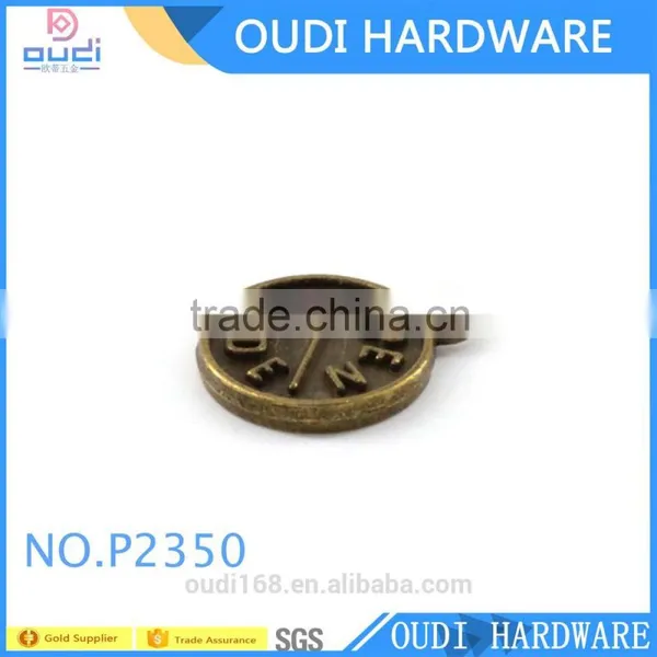 China Factory Wholesale Bag Accessories Metal Zipper Slider Making Round Shape With High Quality Zipper Slider photo-2