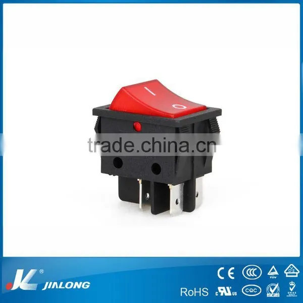 UL94-V0 CE VDE 16A Rocker Switch DRH Double Pole ROCKER SWITCH