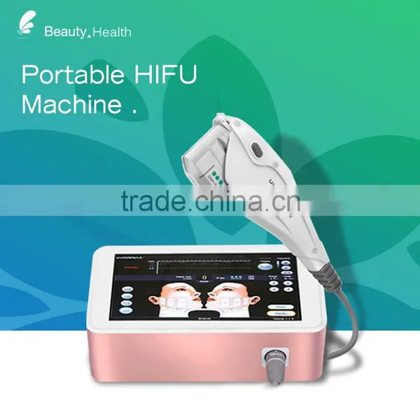 High Frequency Galvanic Machine HIFU High Intensity Focused Ultrasound Face Lift And Back Tightening Skin Tighten Machine Bags Under The Eyes Removal