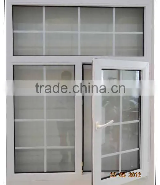 Wonderful Design Modern China Supplier Standard Pvc Casement Window With Grill photo-4
