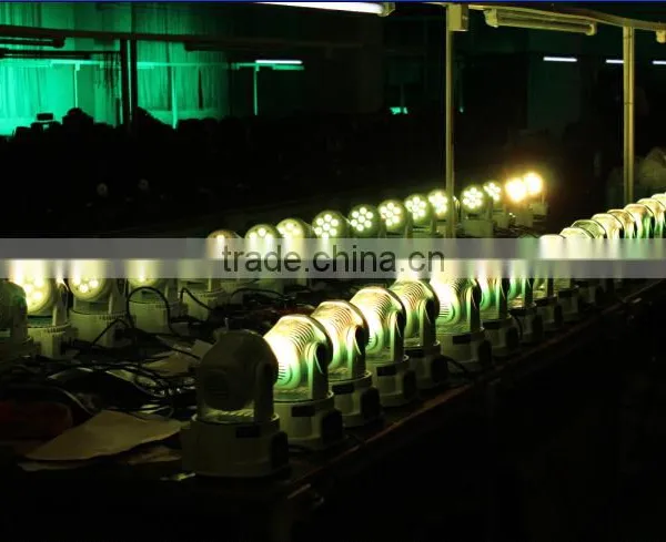 7*8w RGBW 4in1 LED Wash Light Mini Moving Head Light DMX512 Stage Light photo-6