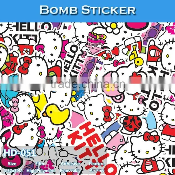 HD-53 Factory Directly Sell Good Price Bomb Stickers Use Graffiti Art Vinyl photo-2