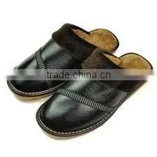 STYLISH LEATHER CHAPPAL WITH OSTRICH PLATTED DESIGN SUMMER photo-2