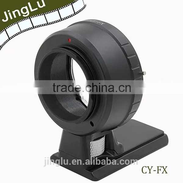 Lens Adapter Ring With Long Tripod CY-FX for Contax Lens to Fujifilm X-Pro1 Camera Body photo-2