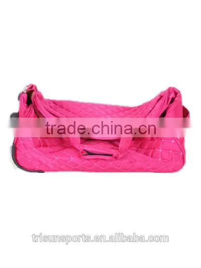 2015 China Factory Polyester Pink Color Travel Trolley Luggage Bag for Girls Quality Choice photo-2