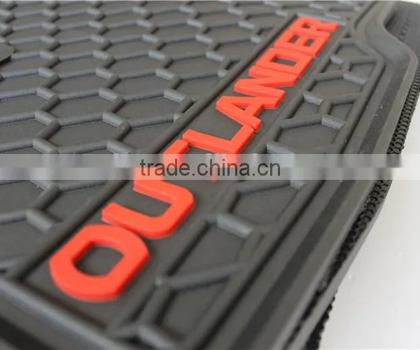 Pvc Car Mat With Attributes: PVC/Plastic, Full Set, Non Skid for Mitsubishi Outlander photo-4