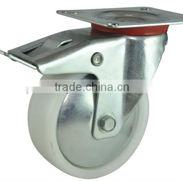 White PP Caster,white PP Castor,PP Industrial Caster Wheels photo-3