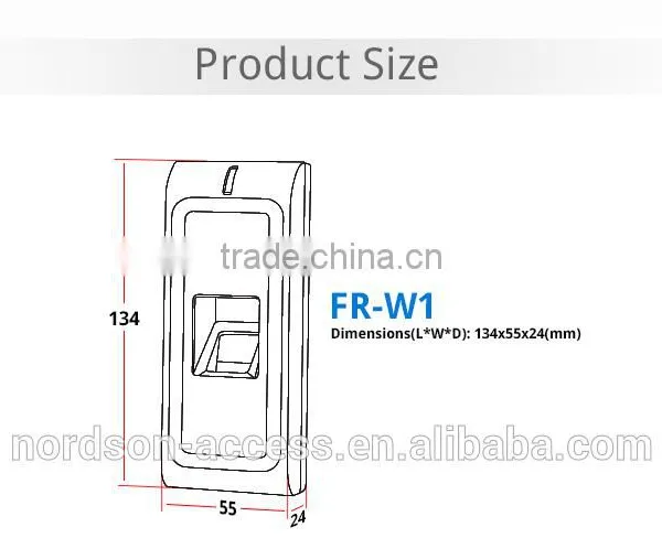 Fast Delivery High Security Metallic Casing Water Protection Standalone Access Control photo-6