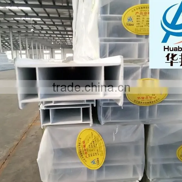 u Shape Pvc Profile 80 Fix Frame/China Factory/upvc Extrusion Profiles photo-2