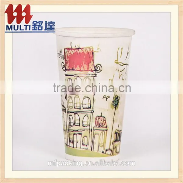 Paper Cup Ecofriendly Hot Coffee Cup Wholesale Customer Logo Printed Disposable Cup With Lid photo-3