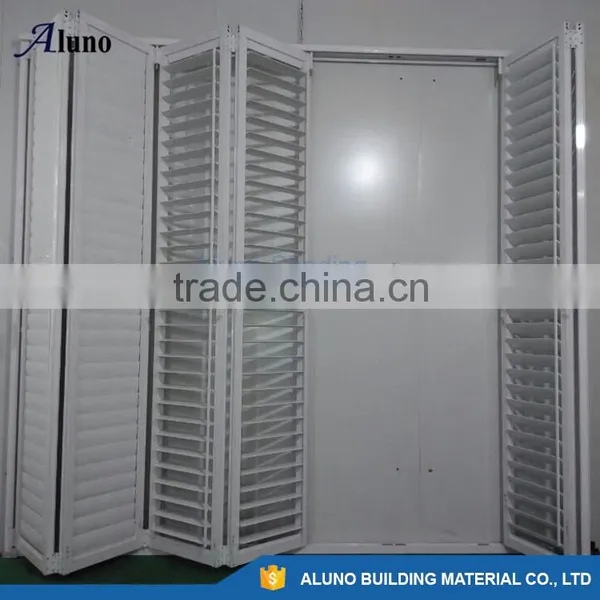 Aluminium Louvered Bifold Shutters/Louvered Bifold Window Shutters for Outdoor photo-5