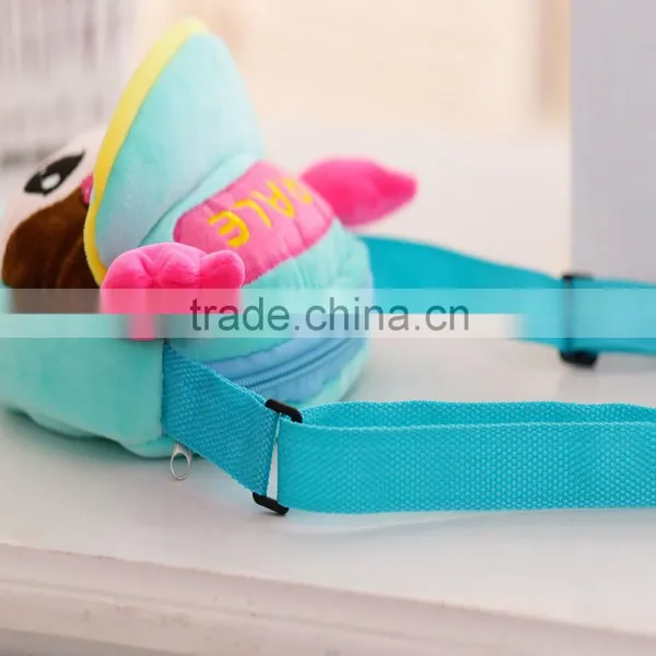 30*20cm Beautiful Customized Blue Plush Angel Girl Doll Satchel With Matched Embroidery Cap photo-6