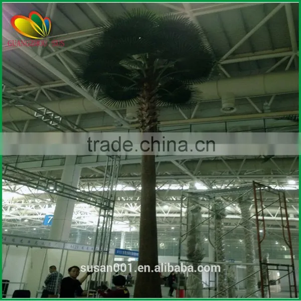 Hot Sale Artificial Fan Palm Tree Indoor Home Decor Artificial Palm Tree photo-3