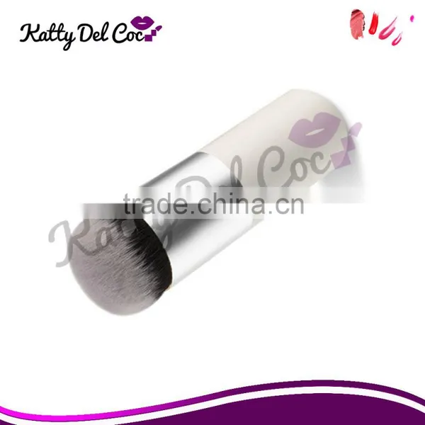 Good Quality Wooden Makeup Brushes for Foundation Make up Pink and White Color photo-4