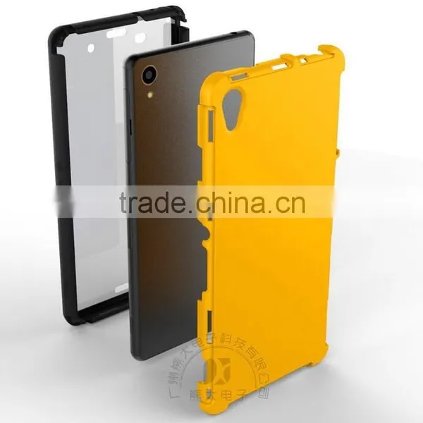 2 in 1 Hybrid Front Touch Screen Protective Case For Sony Xperia Z3/For Sony C3 photo-4