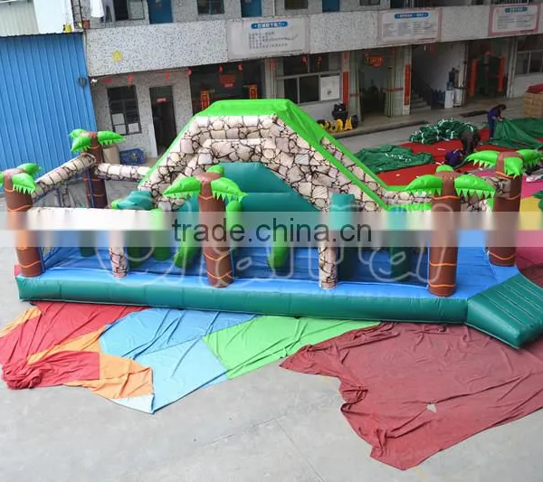 2016 New Design Obstacle Airdrop Jungle Fun Inflatable Obstacle Course Bouncer photo-2