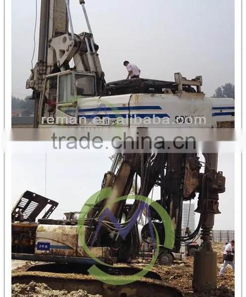 Used Soilmec R416 Rotary Drilling Rig, Crawler Drill Rig