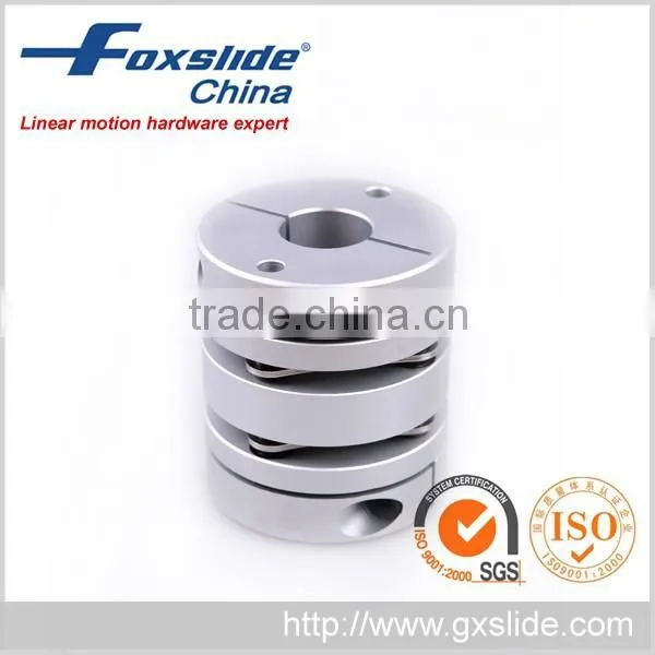 6.35mm to 6.35mm Double Diaphragm Shaft Coupling Disc Couplings Flexible Coupler 26mm OD 25.5mm Length photo-2