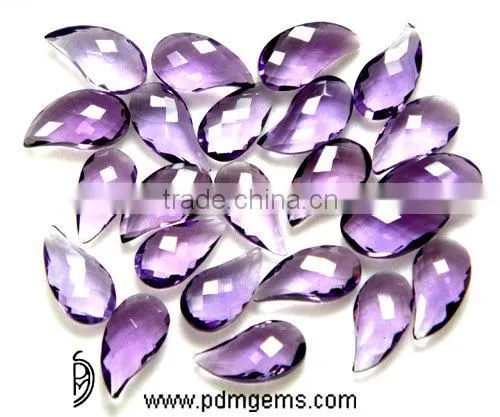 Amethyst Mango Shape Cut Semi Precious Gemstone, All Cut, Sizes And Qualities, Natural Semi Precious Gemstone photo-2