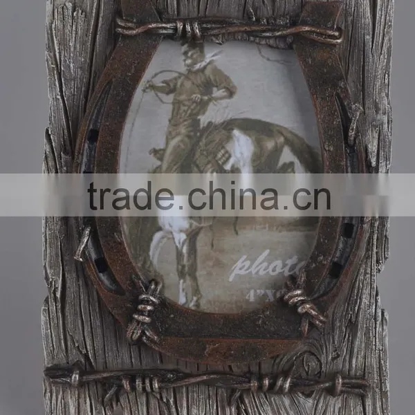 Cowboy Cross Necklace Photo Frame Polyresin Home Decor photo-5