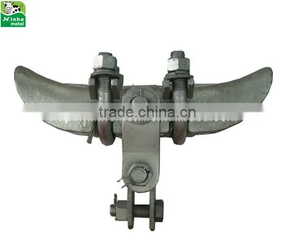 Power fitting suspension clamp