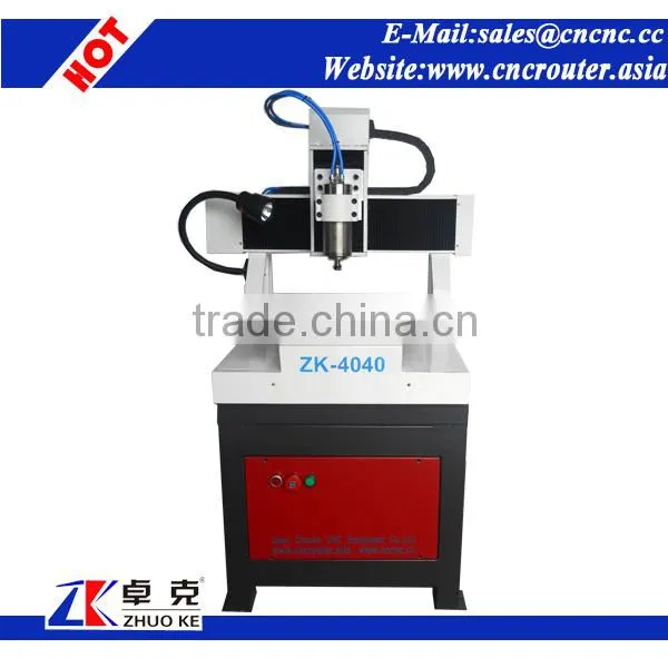 Small Size PCB CNC Router Machine ZK-4040 For Circuit Board 400*400MM 1.5KW Water Cooling Spindle photo-2